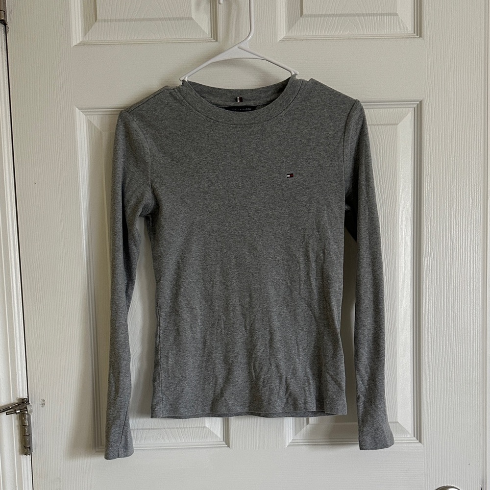 Tommy Hilfiger Charcoal/ grey  Long Sleeve Tee